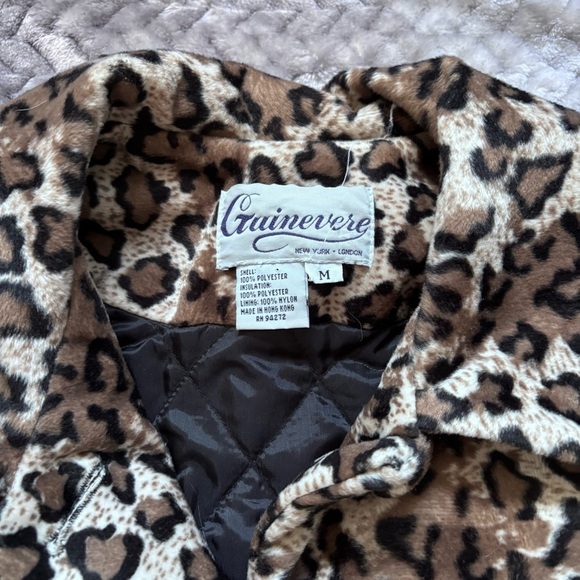 Guinevere Leopard Print short Jacket size Medium - Picture 2 of 8